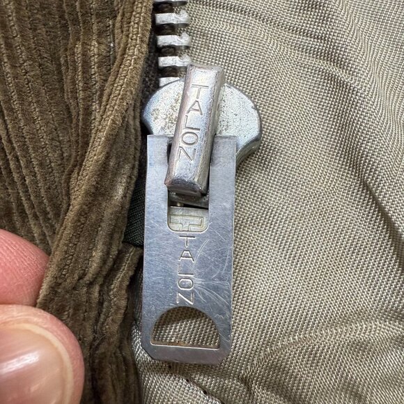 ✅ Mens L VTG Sears Utility Outerwear Brown Corduroy Jacket *Talon Zipper **FLAWS - Picture 8 of 16